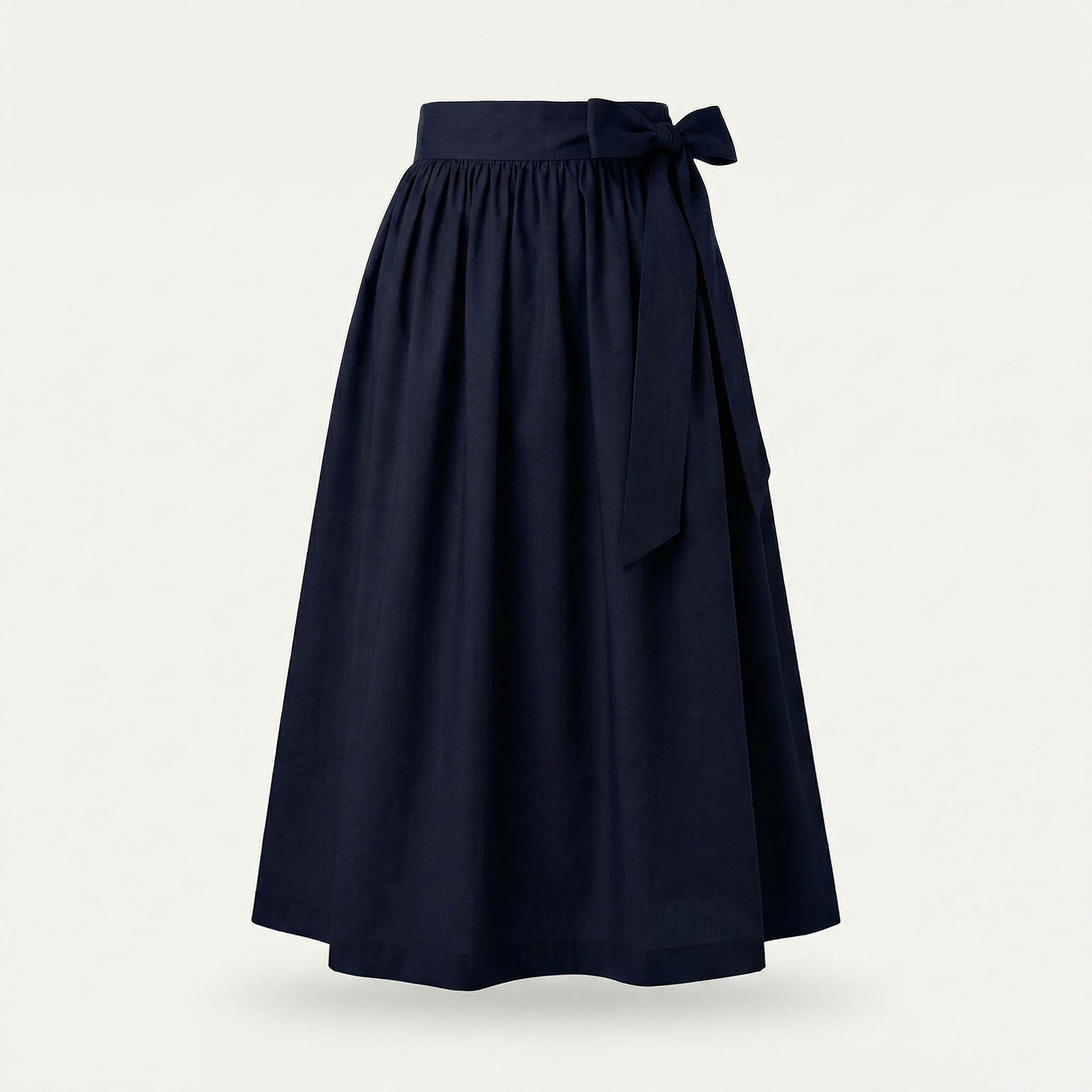 Dirndlschürze Navy – Viskose-Leinen