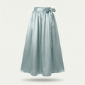 Dirndlschürze Eisblau – Royal Micro Satin