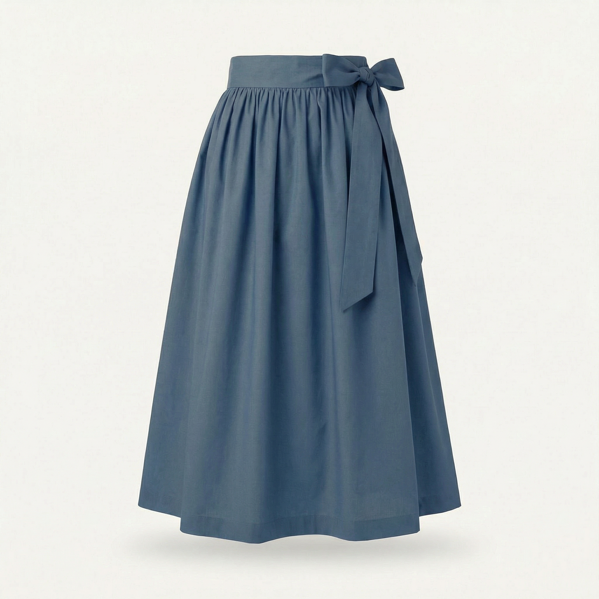 Dirndlschürze Schieferblau – Baumwolle
