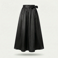 Dirndlschürze Schwarz – Royal Micro Satin