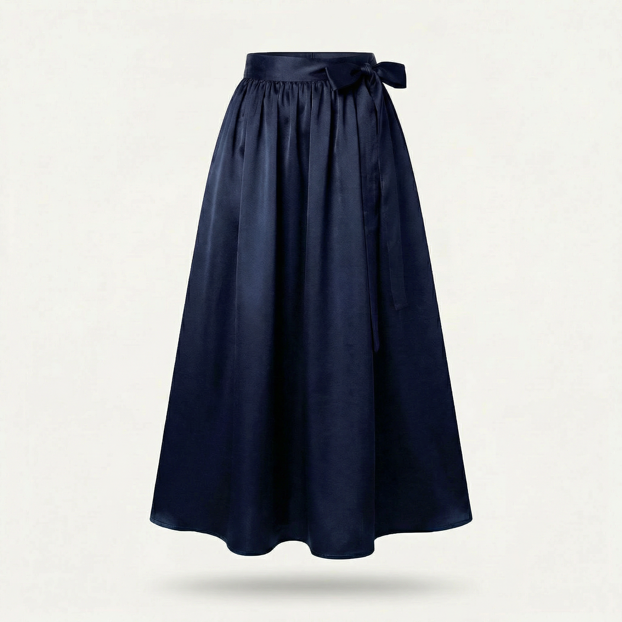 Dirndlschürze Marineblau – Royal Micro Satin