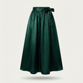 Dirndlschürze Tannengrün – Royal Micro Satin