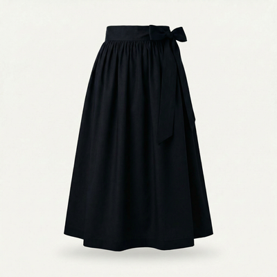 Dirndlschürze Schwarz – Baumwolle