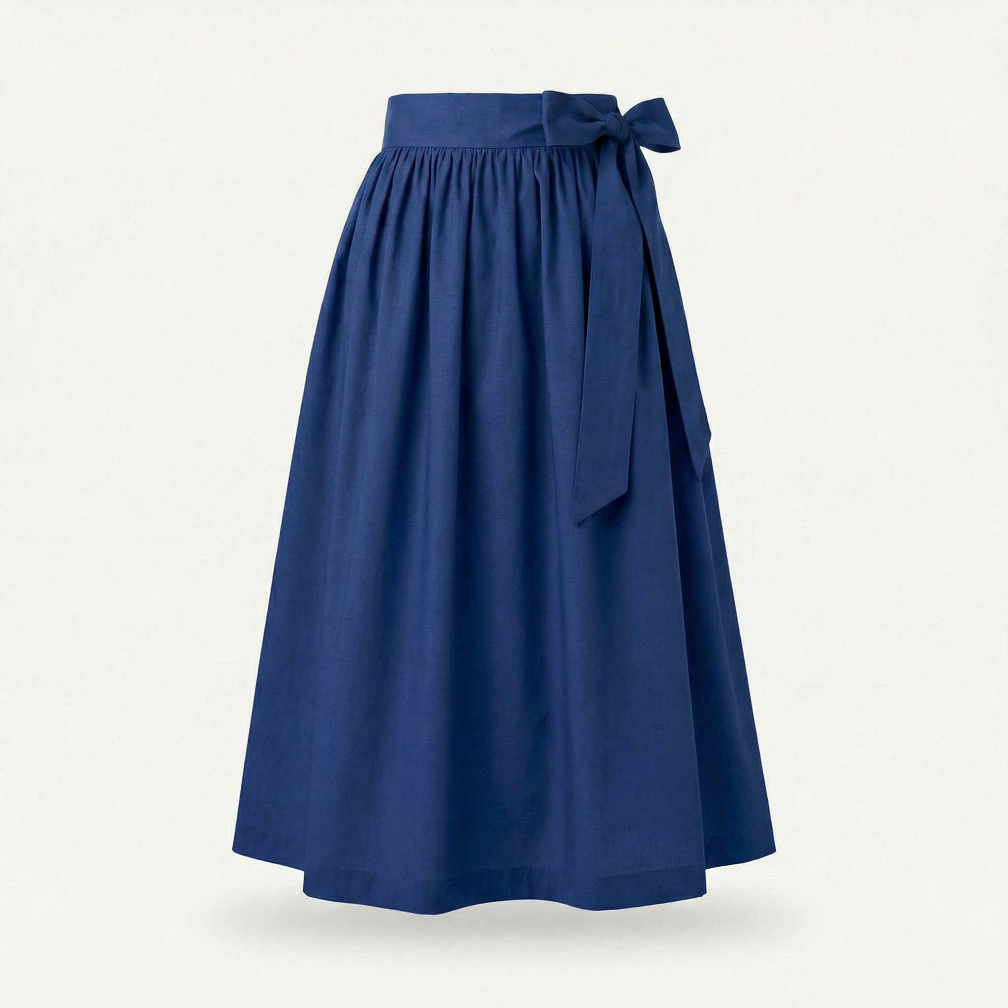 Dirndlschürze Kobaltblau – Baumwolle