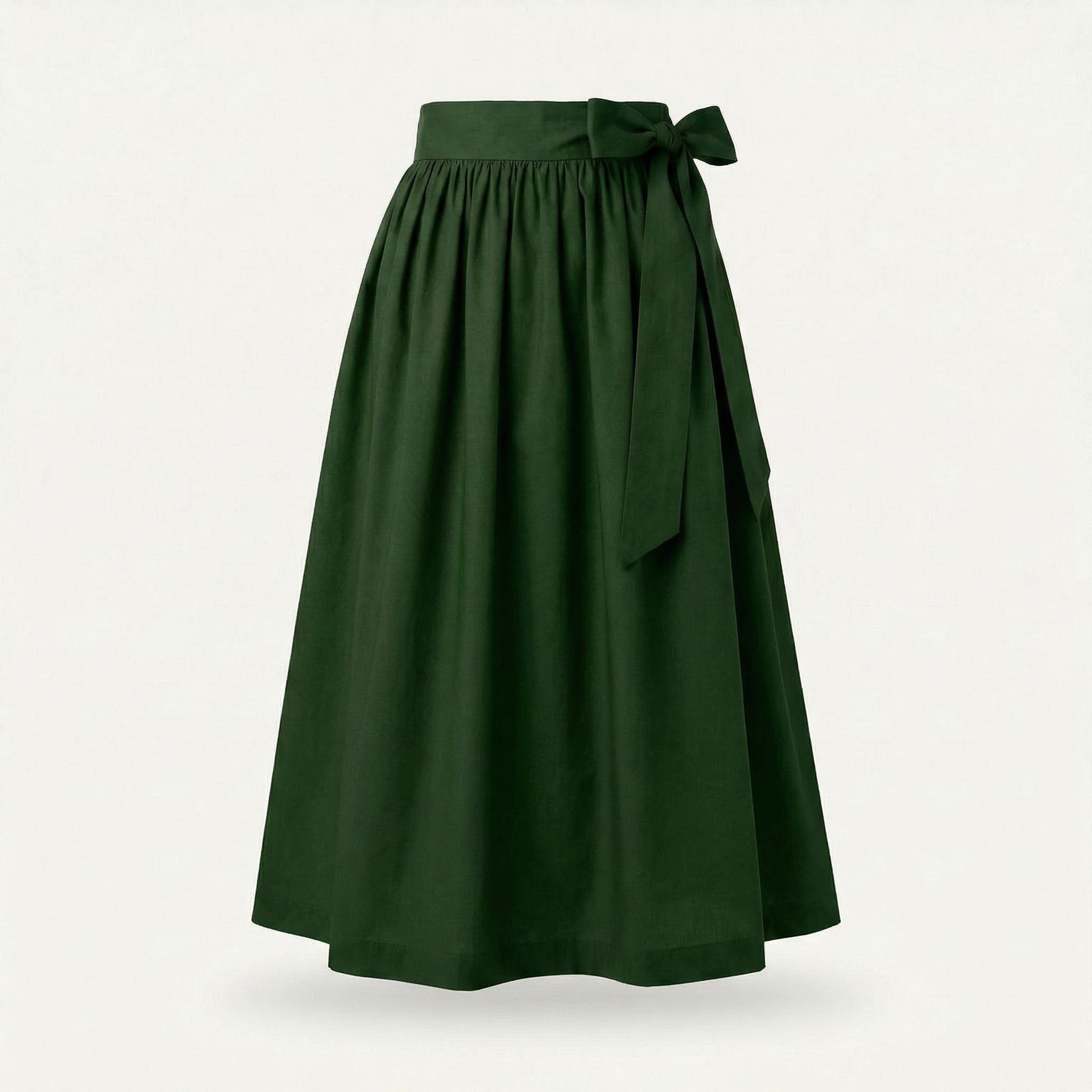 Dirndlschürze Flaschengrün – Baumwolle