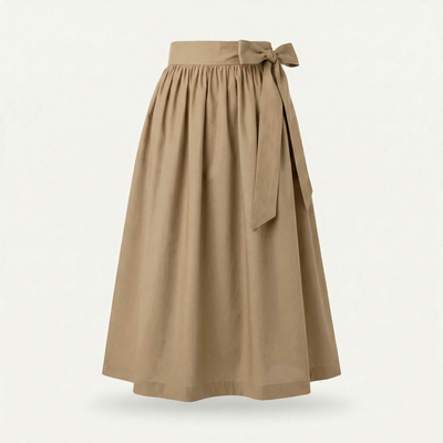 Dirndlschürze Hellbeige – Baumwolle