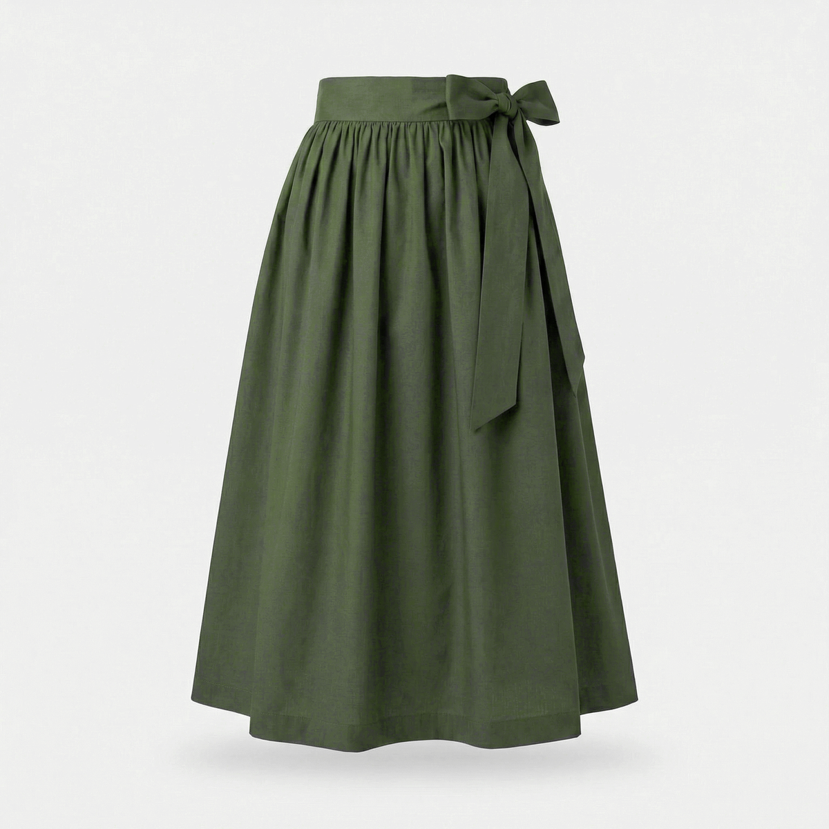 Dirndlschürze khaki – Baumwolle
