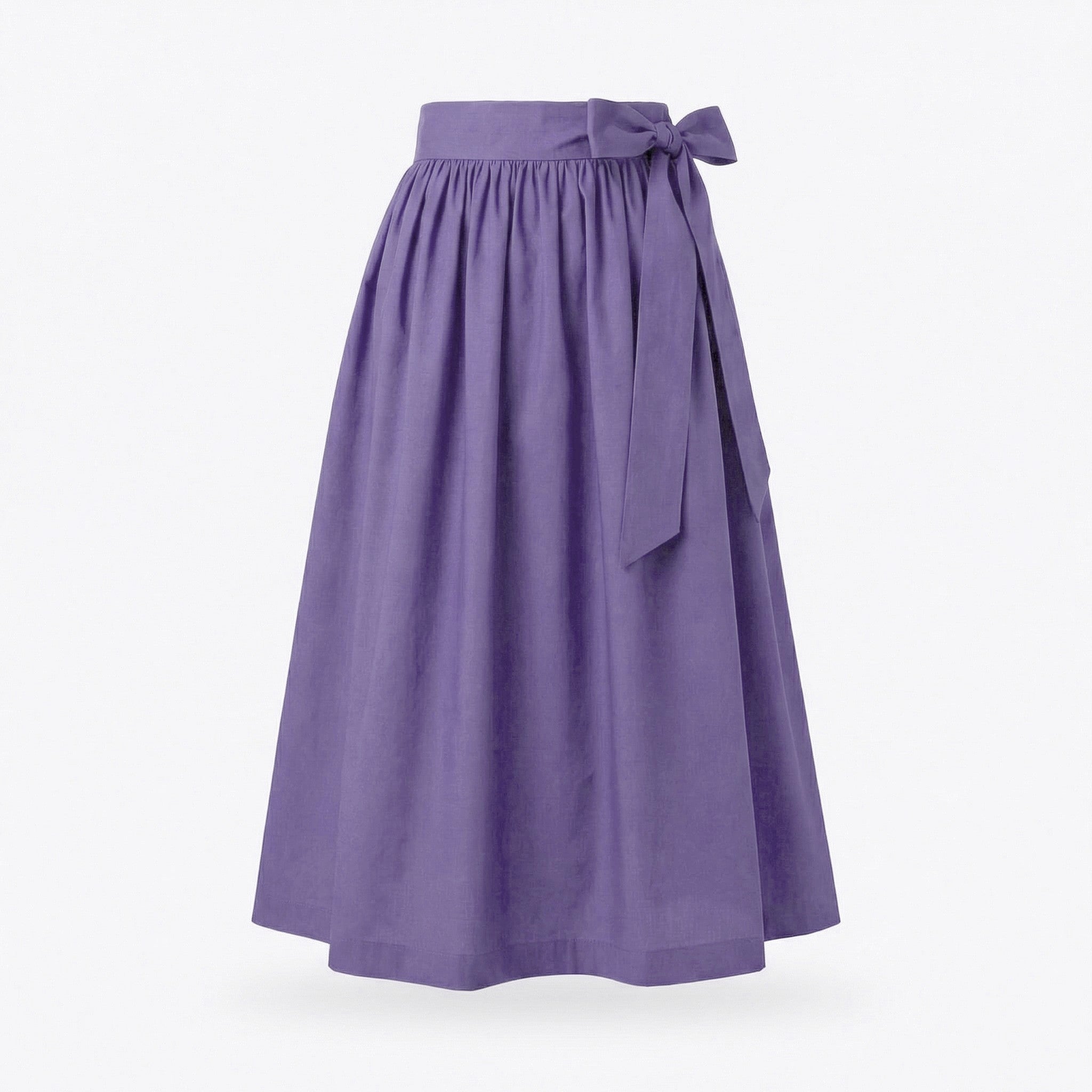 Dirndlschürze Lavendel – Baumwollsatin