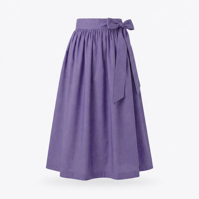 Dirndlschürze Lavendel - Baumwollsatin