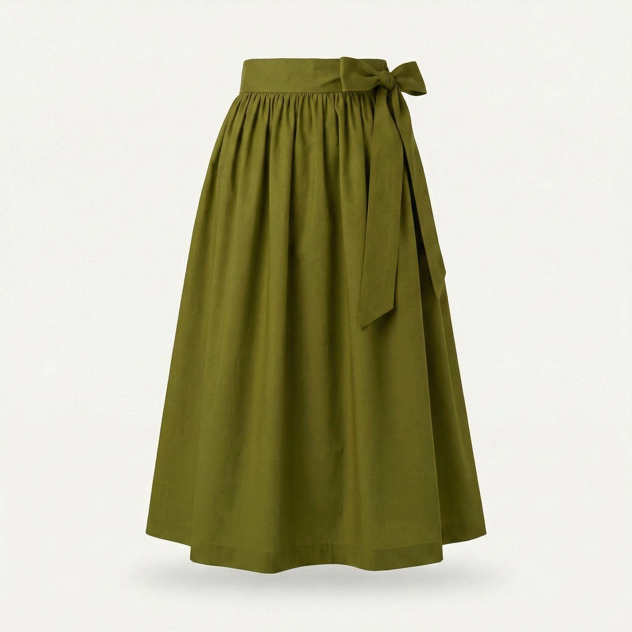 Dirndlschürze Oliv – Baumwolle