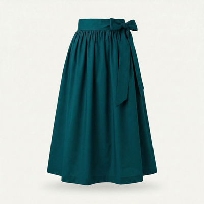 Dirndlschürze Petrol – Baumwolle