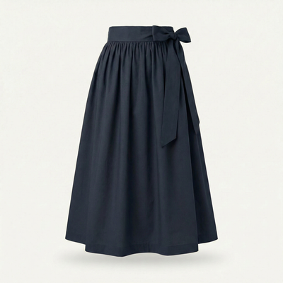 Dirndlschürze Raumblau – Baumwolle