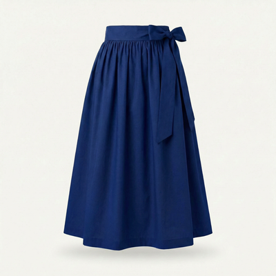 Dirndlschürze Royalblau – Baumwolle