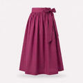 Ladies dirndl apron cotton red tomato red
