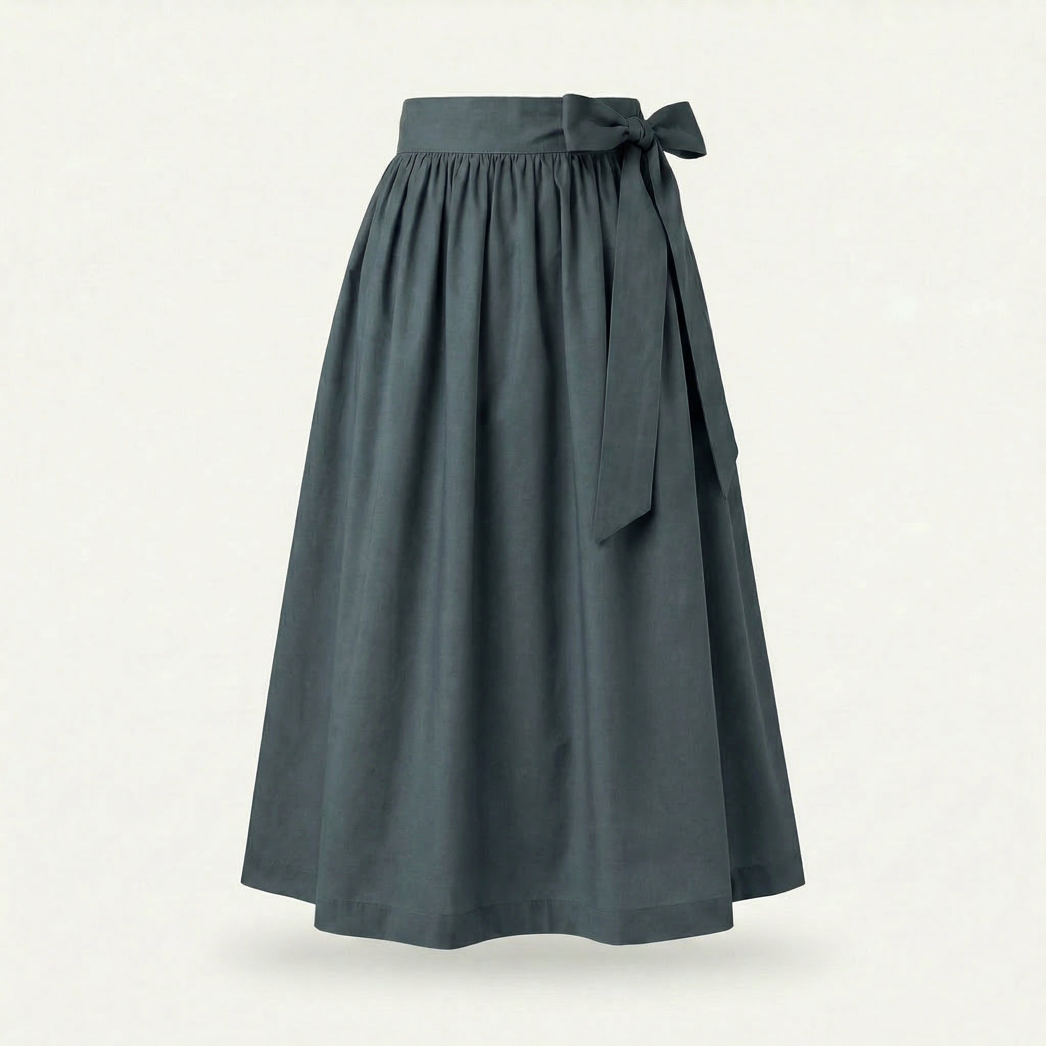 Dirndlschürze Ocean – Baumwolle (grau-blauer Ton)