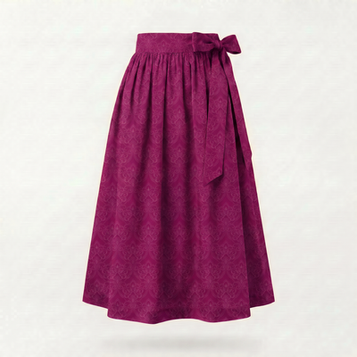 Dirndlschürze Magenta - Baumwolle