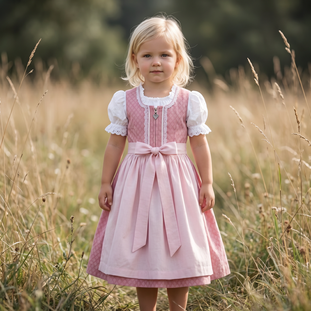 Kinderdirndl "Alice" – Baumwolle