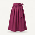 Ladies dirndl apron cotton red tomato red