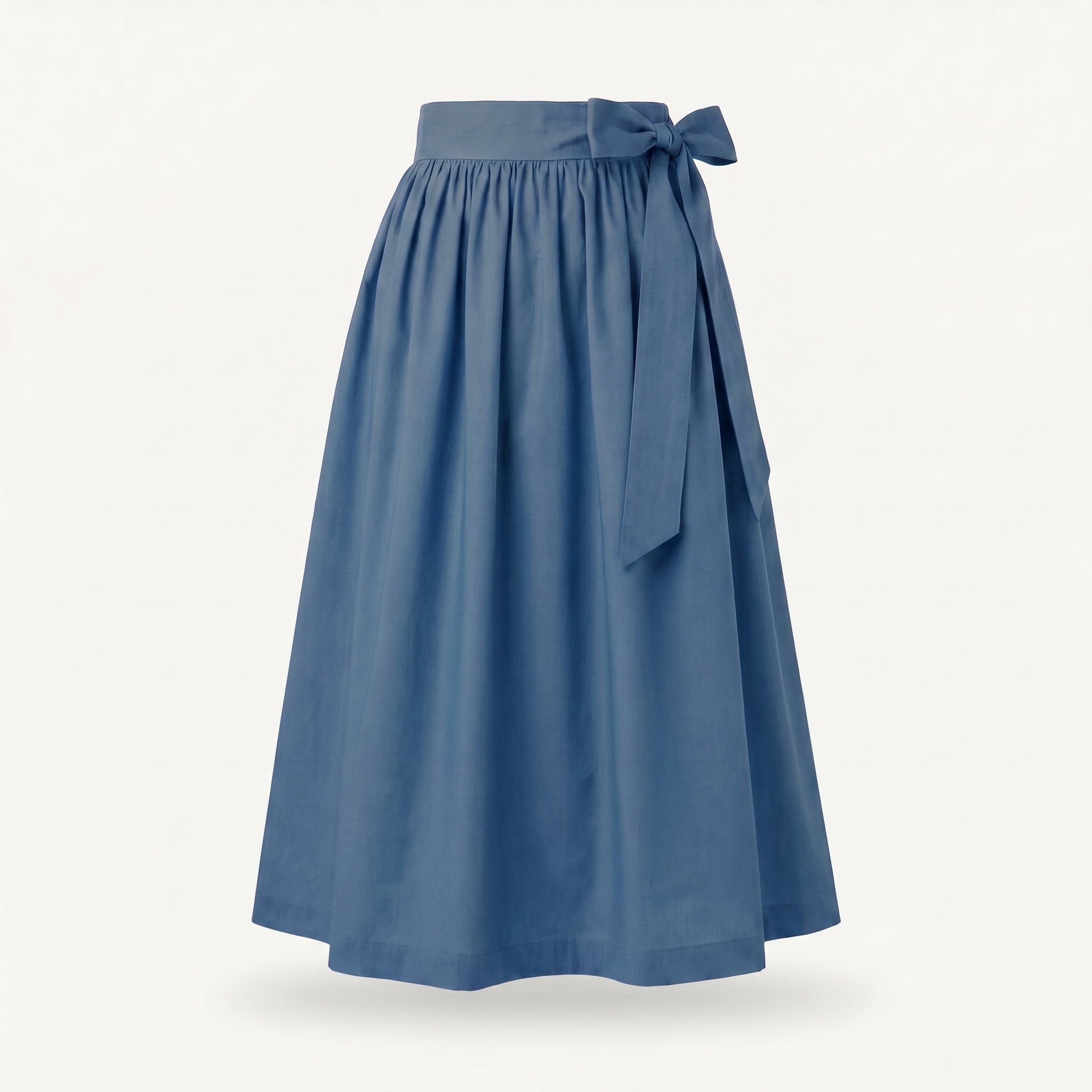Dirndlschürze Schattenblau – Baumwolle