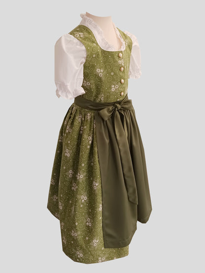 "Irina" Kinderdirndl Mädchen Dirndl grün - Sofortkauf!