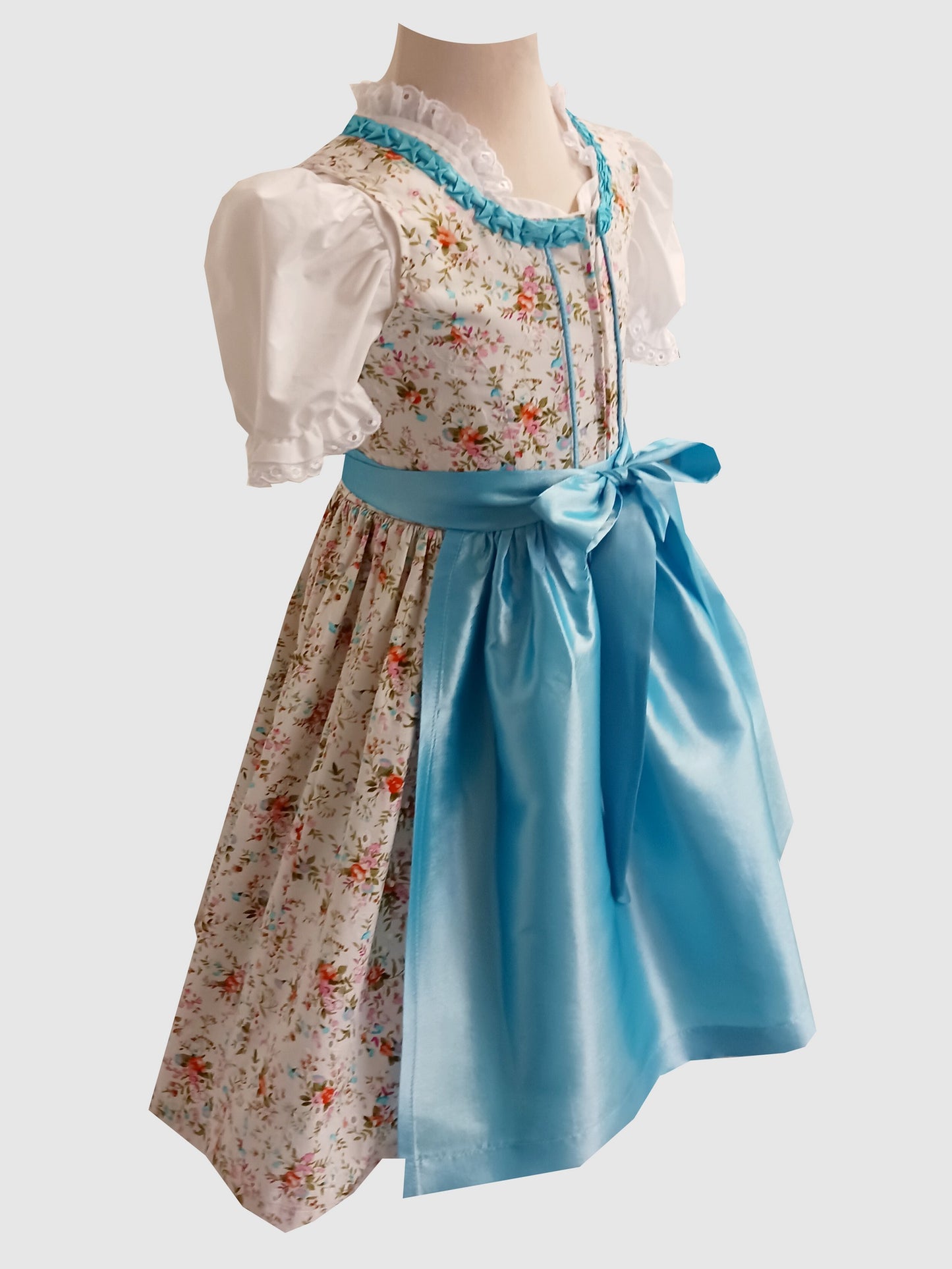 "DINA" Kinderdirndl Stickererei Gr. 110/116 - letzter Artikel - Sofortkauf!