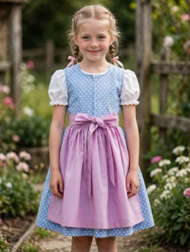 Kinderdirndl „Beatrice“ – Baumwolle