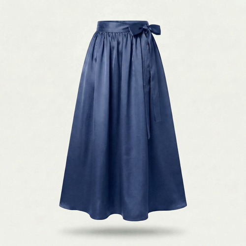 Dirndlschürze Cobalt – Royal Micro Satin