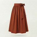 Ladies dirndl apron cotton bordeaux