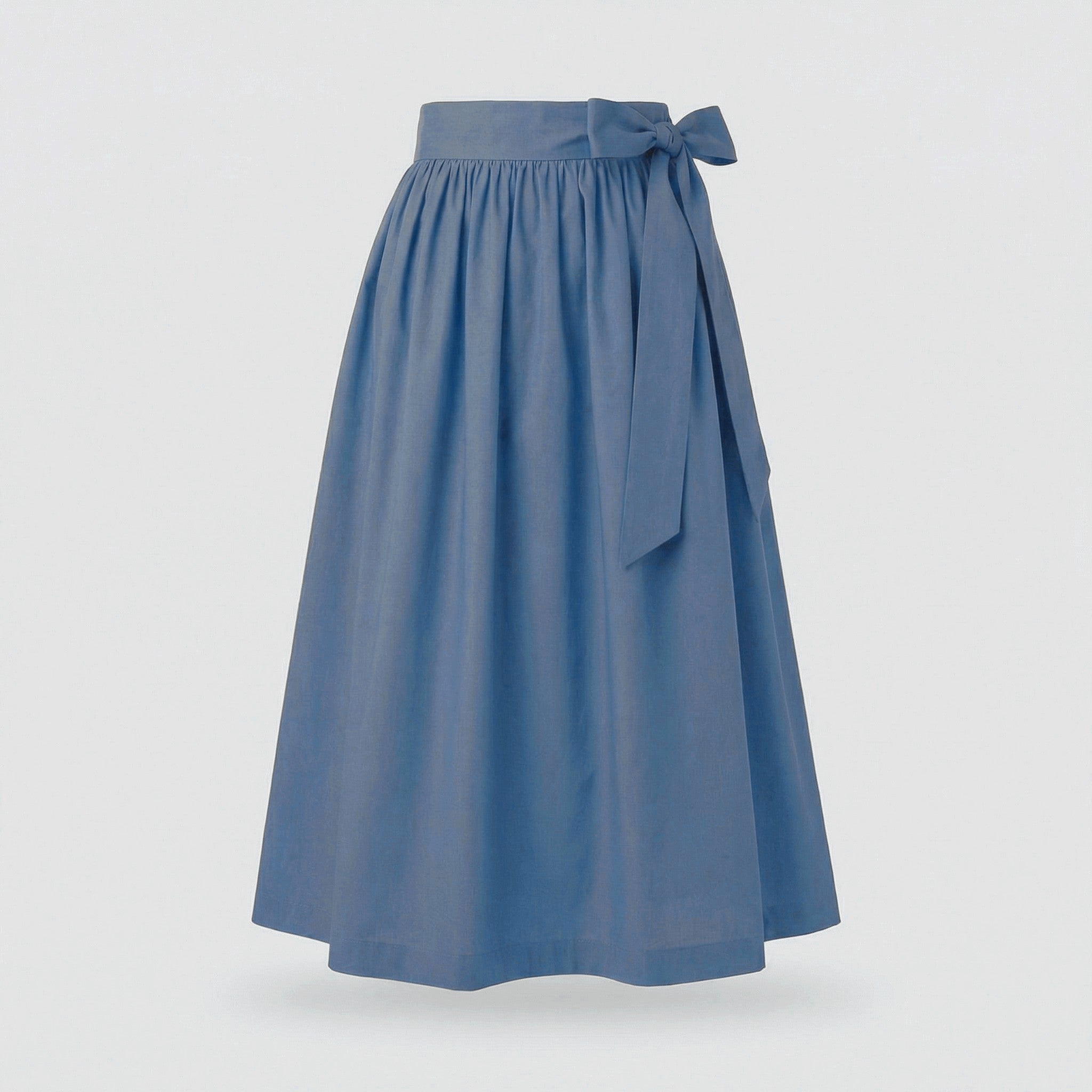 Dirndlschürze Schattenblau – Baumwolle