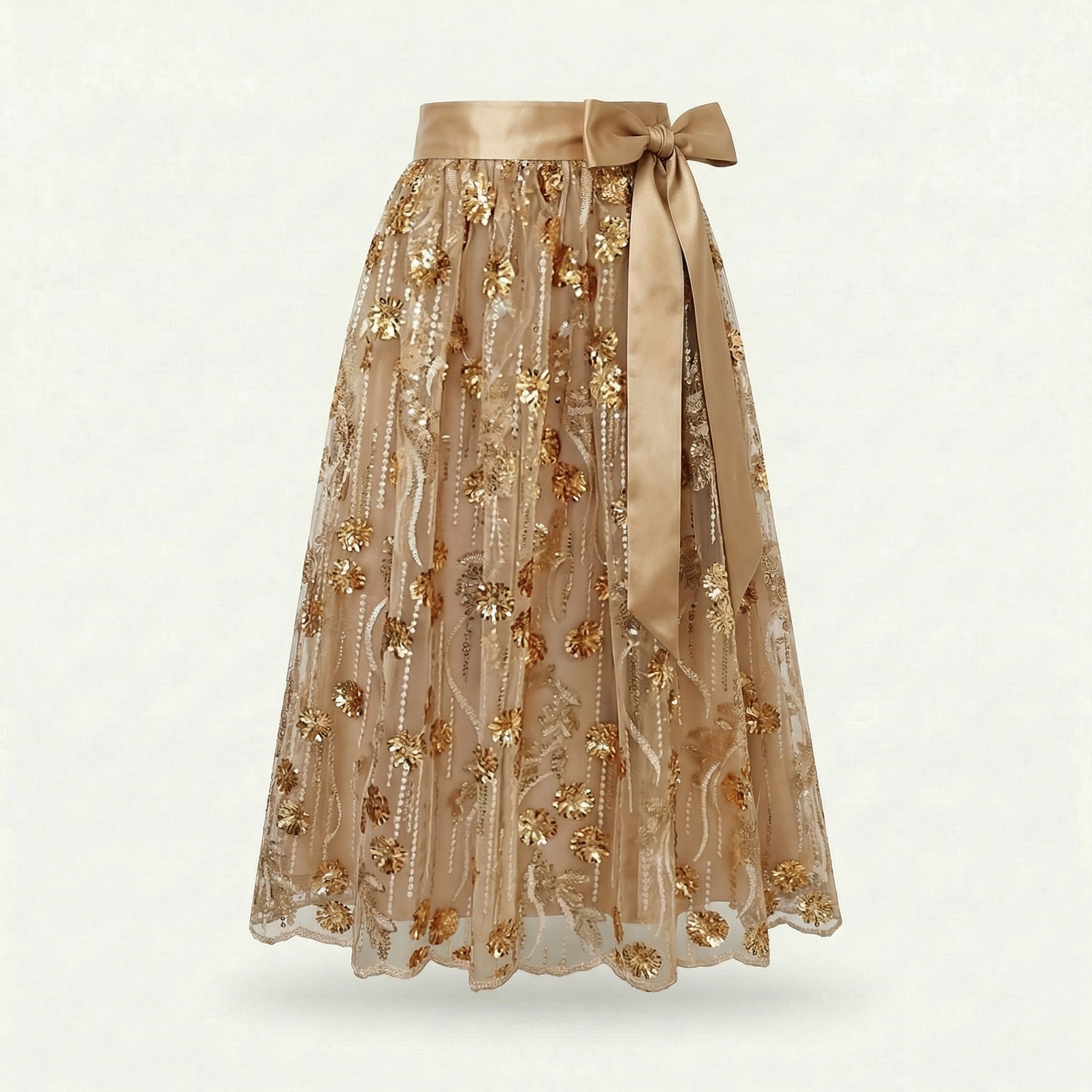 Ladies dirndl apron sequins M/70cm > Buy it now