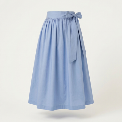 Dirndlschürze Hellblau – Baumwolle