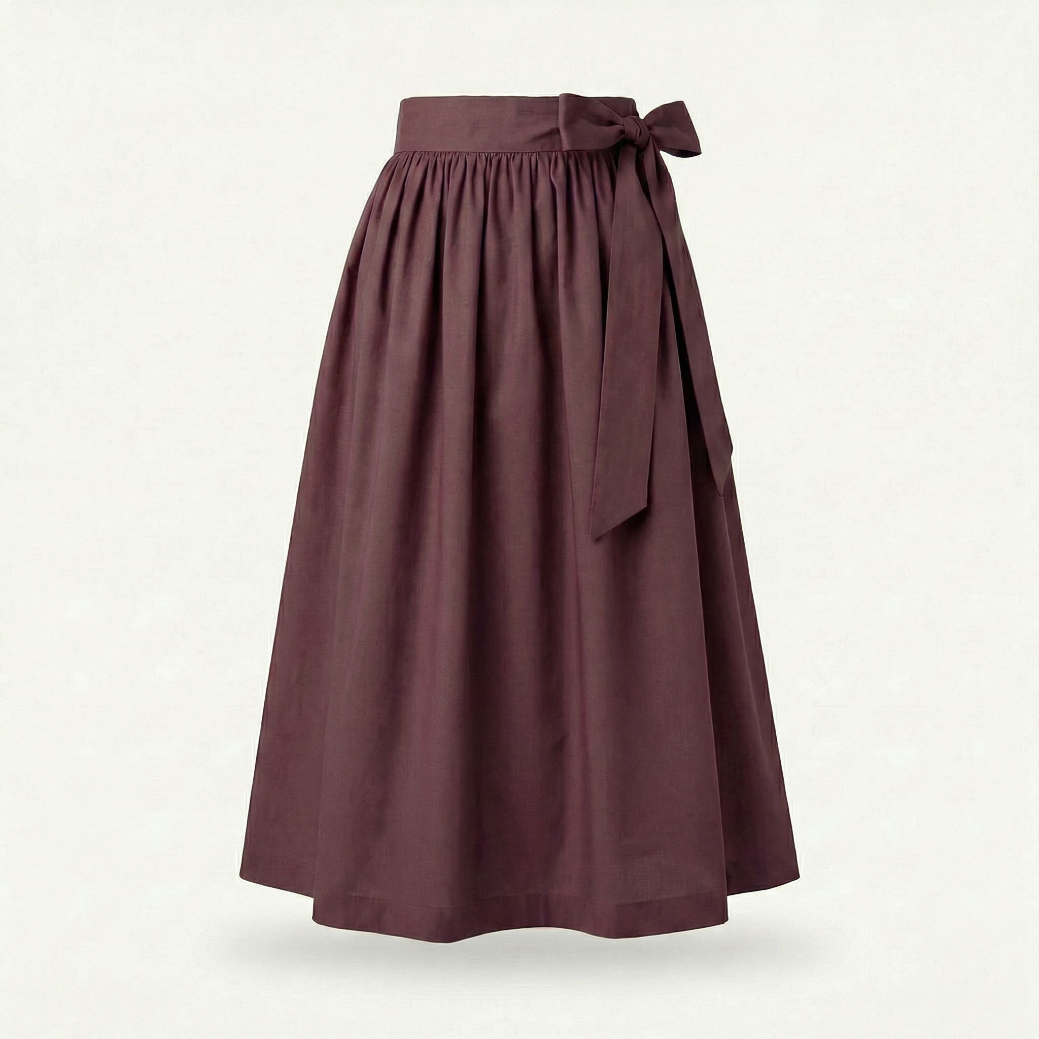 Dirndlschürze Pflaume – Baumwolle