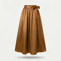 Dirndlschürze Camel – Royal Micro Satin