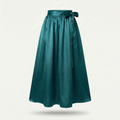 Dirndlschürze Petrol – Royal Micro Satin