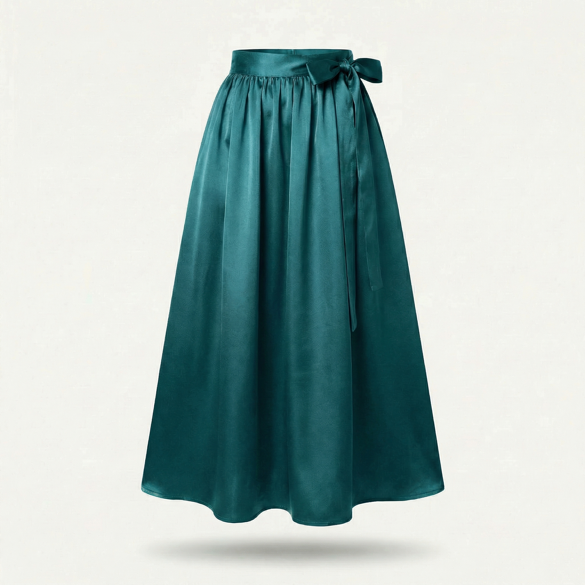 Dirndlschürze Petrol – Royal Micro Satin