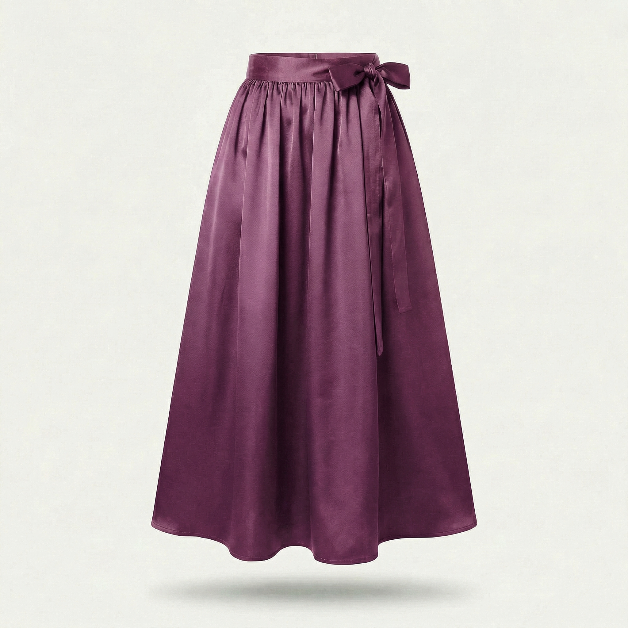 Dirndlschürze Purple – Royal Micro Satin