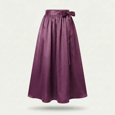 Dirndlschürze Purple – Royal Micro Satin