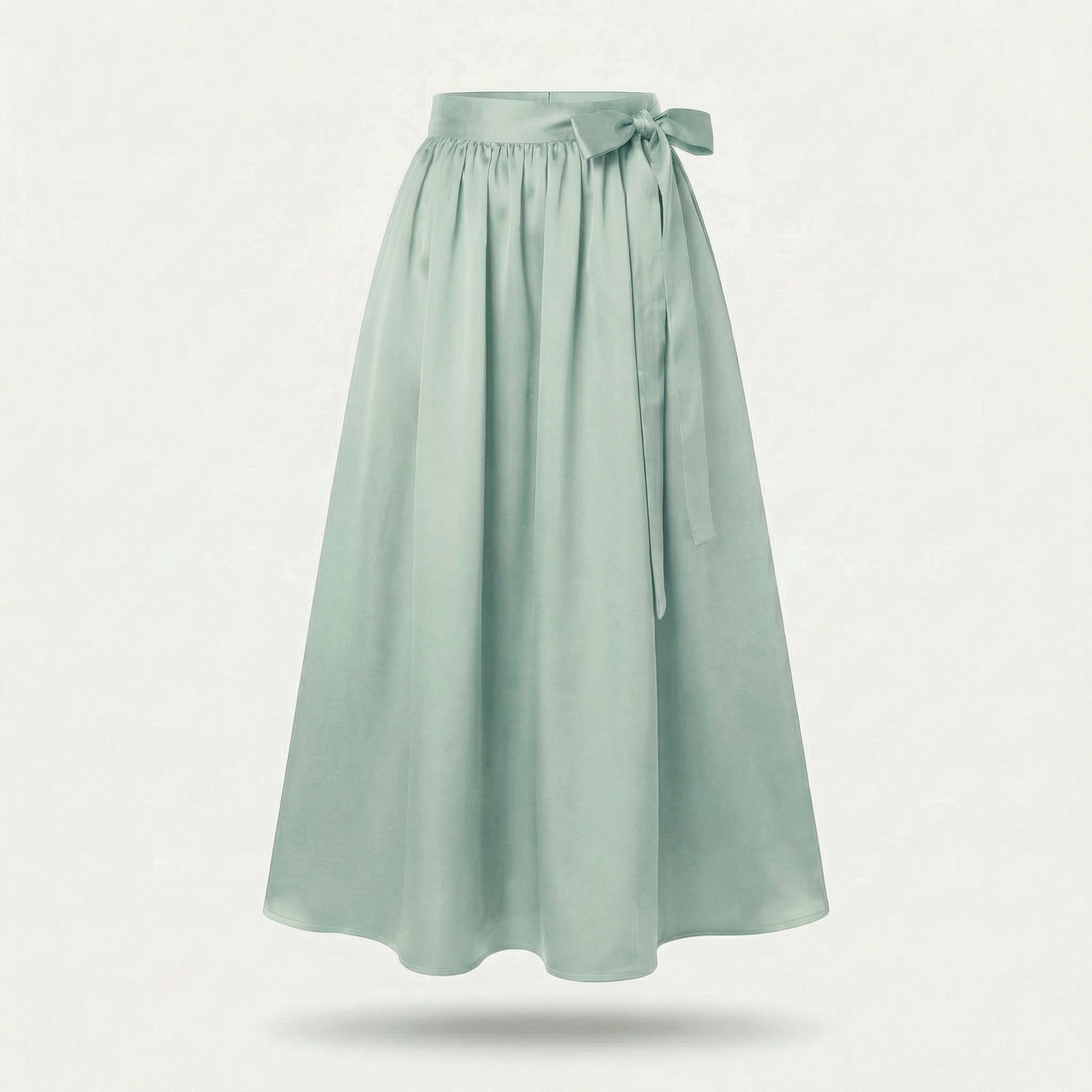 Dirndlschürze Soft Mint – Royal Micro Satin
