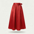 Dirndlschürze Hellrot – Royal Micro Satin