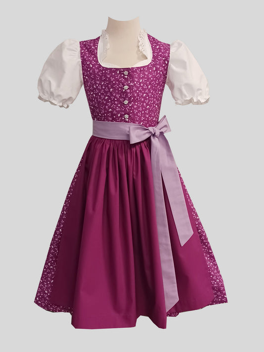 "Betty violett" Kinderdirndl Mädchen Dirndl