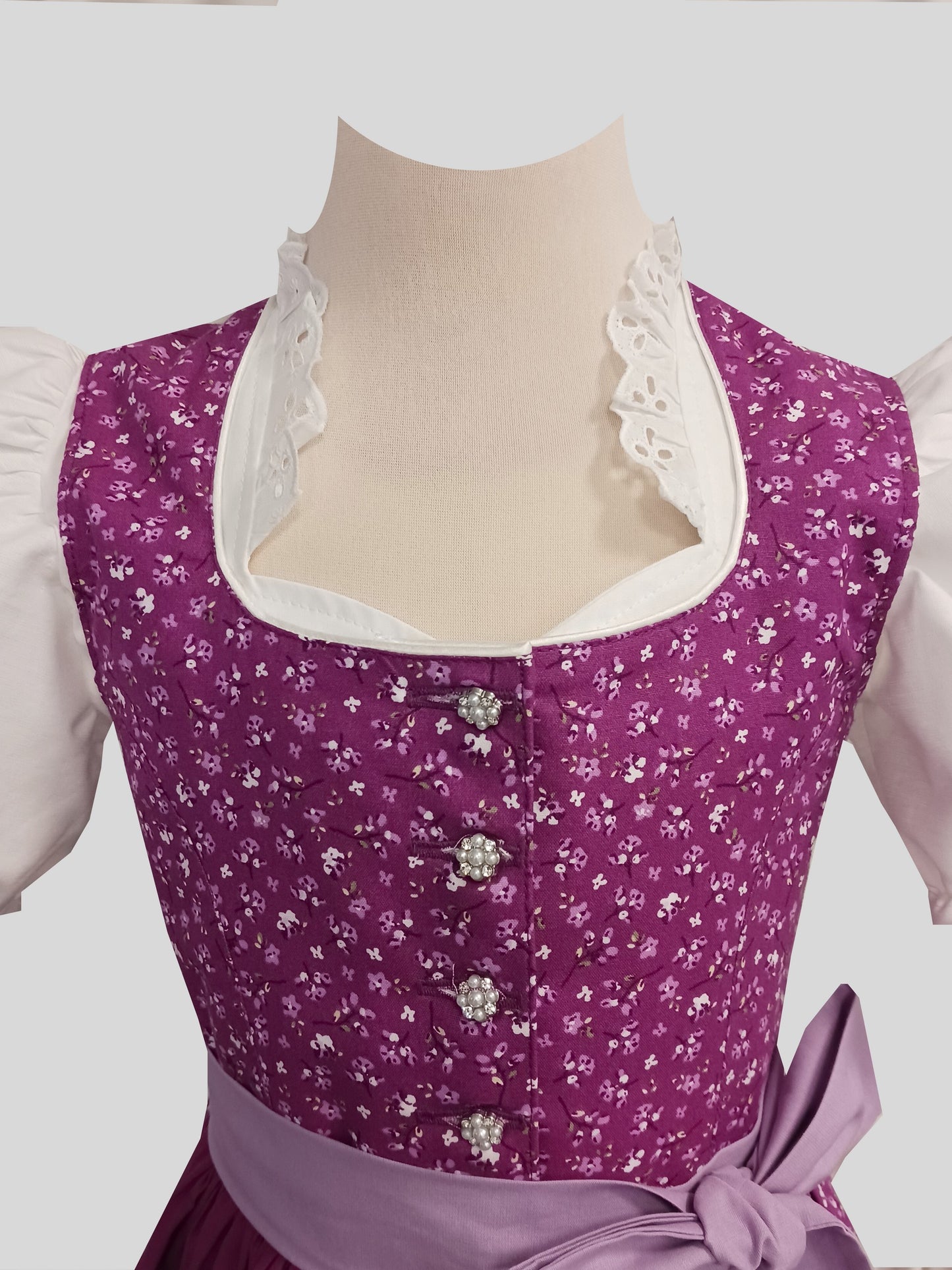 "Betty violett" Kinderdirndl Mädchen Dirndl