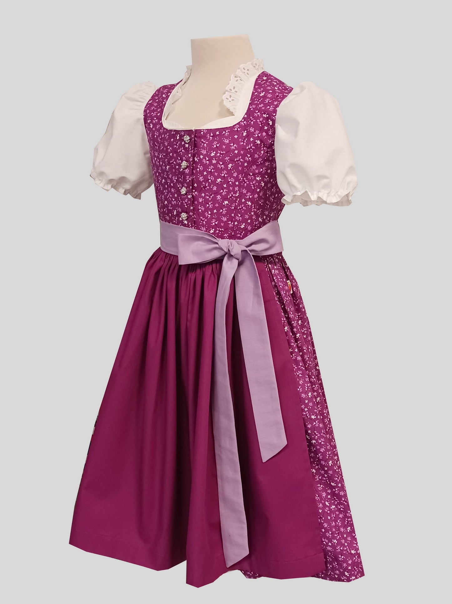 "Betty violett" Kinderdirndl Mädchen Dirndl