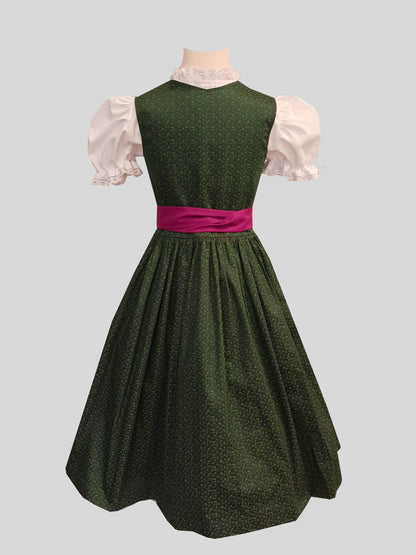 "Devana" Kinderdirndl Mädchen Dirndl grün violett