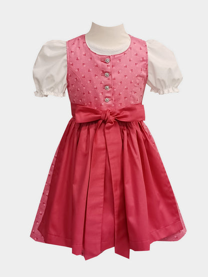 "Rosalia" Kinderdirndl  altrosa koralle - alle Größen