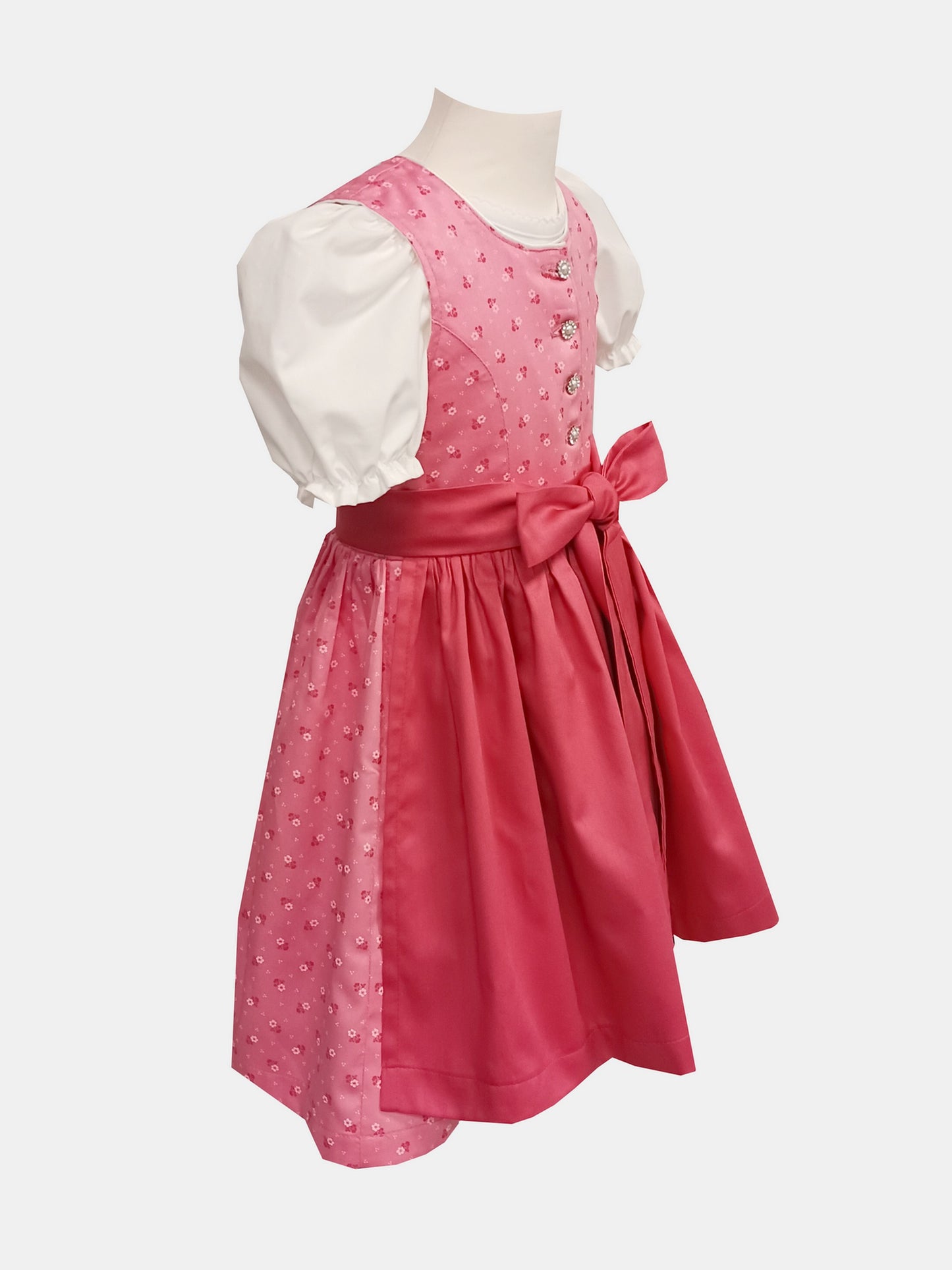 "Rosalia" Kinderdirndl  altrosa koralle - alle Größen