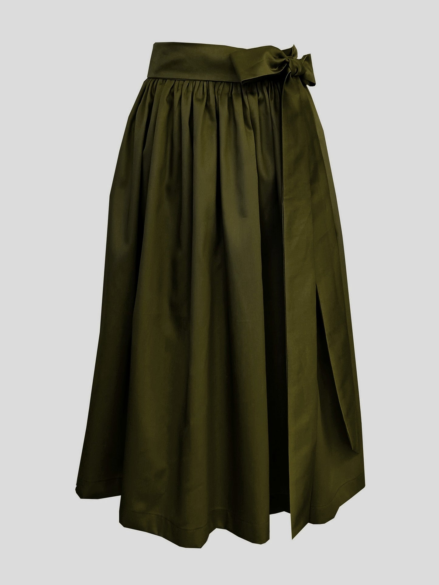 Damen Dirndlschürze Baumwolle army