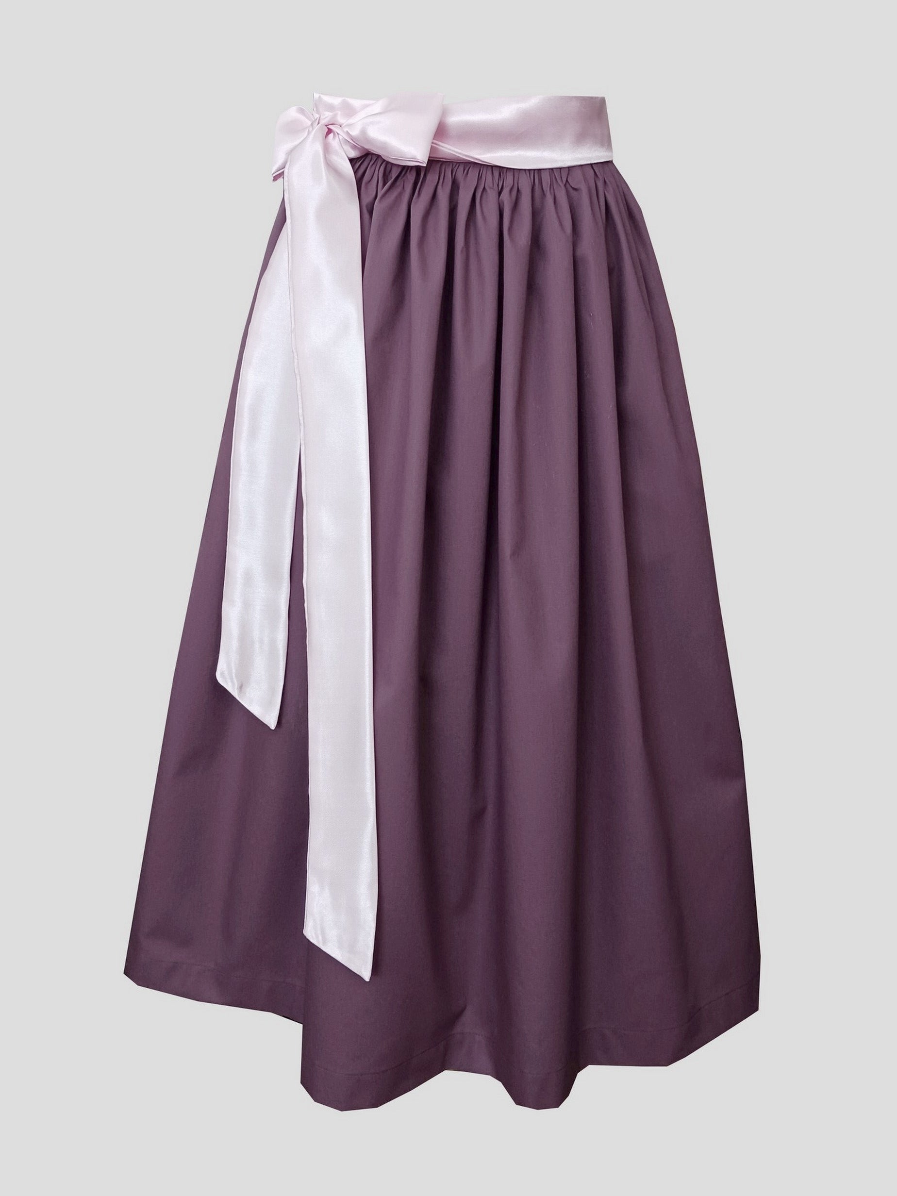 2-farbige Damen Dirndlschürze Royal Micro Satin mit Kontrastbänder > Kombi nach Wahl!