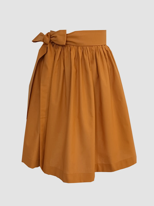 Ladies dirndl apron cotton bordeaux dark red S/70cm > Buy it now