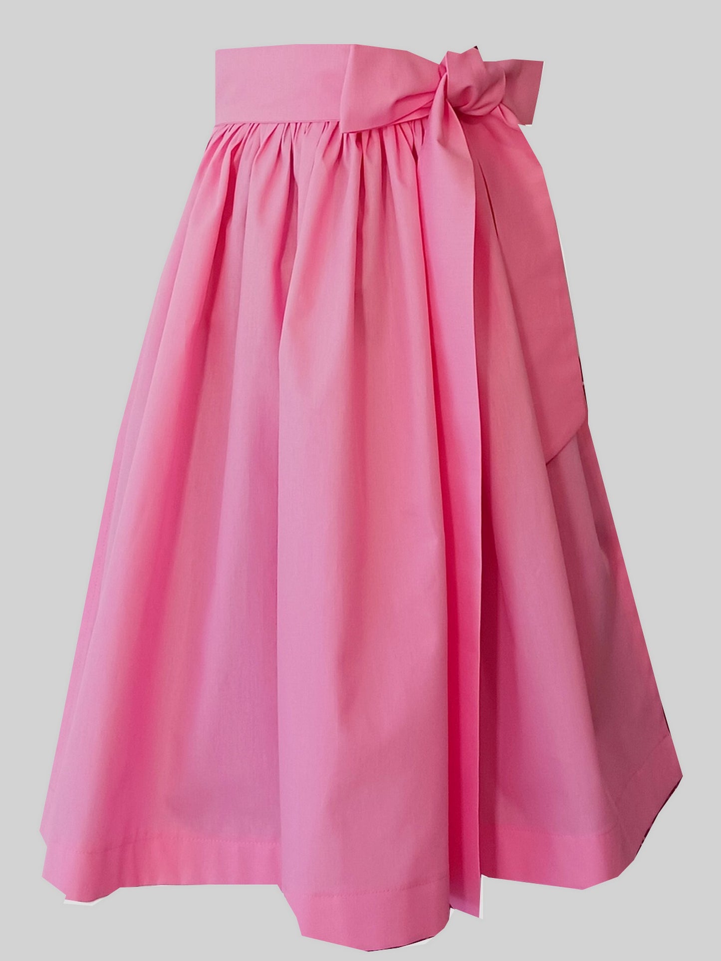 Damen Dirndlschürze Baumwolle rosa