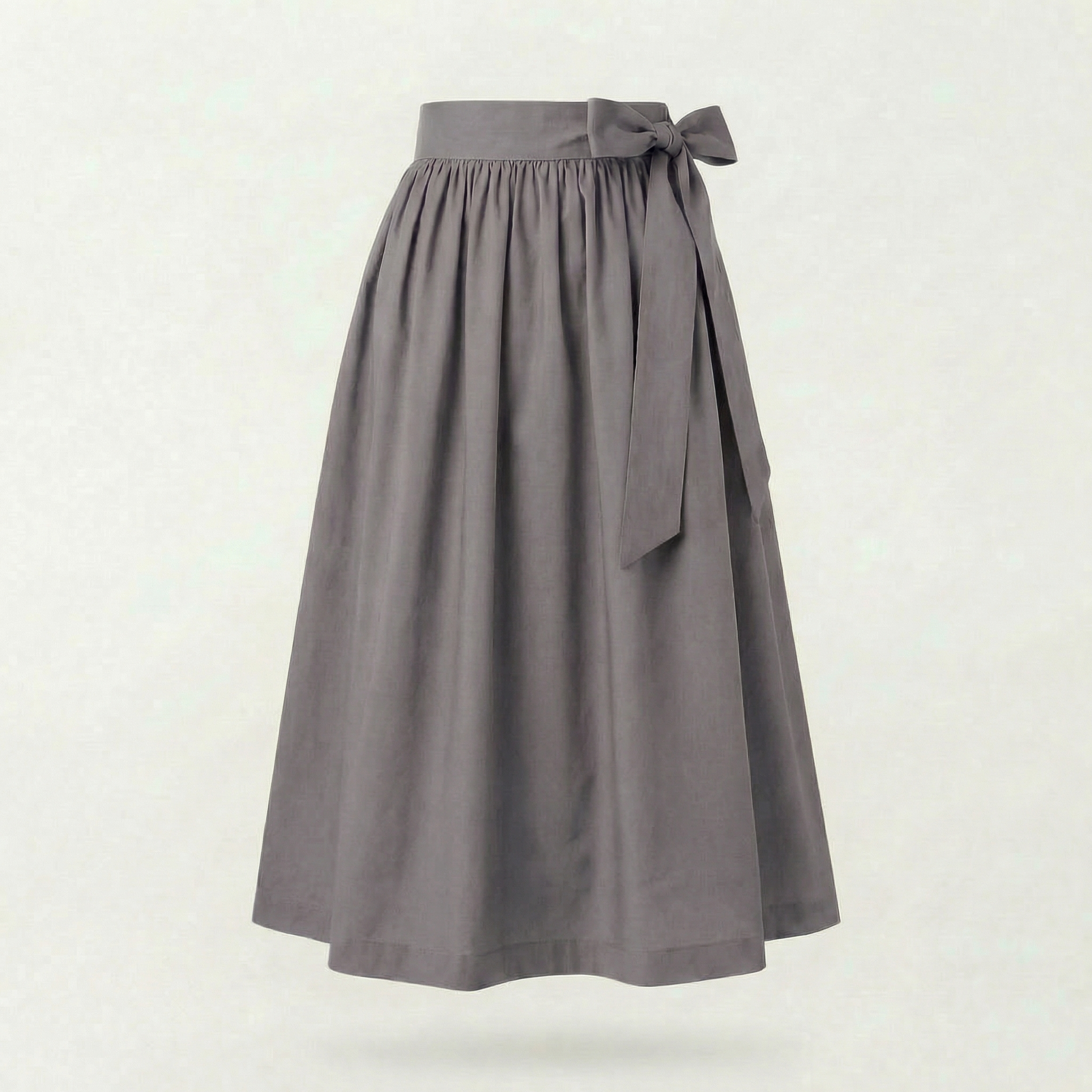 Dirndlschürze Steingrau – Baumwolle